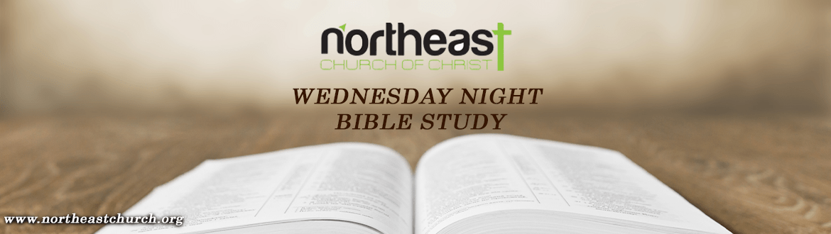 CANCELLED:  Wednesday Night Bible Study