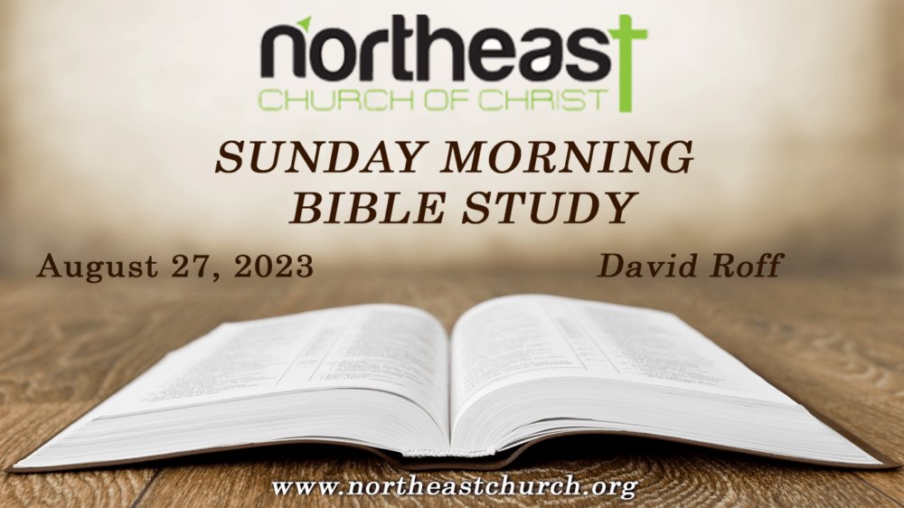 Sunday Morning Bible Study Image