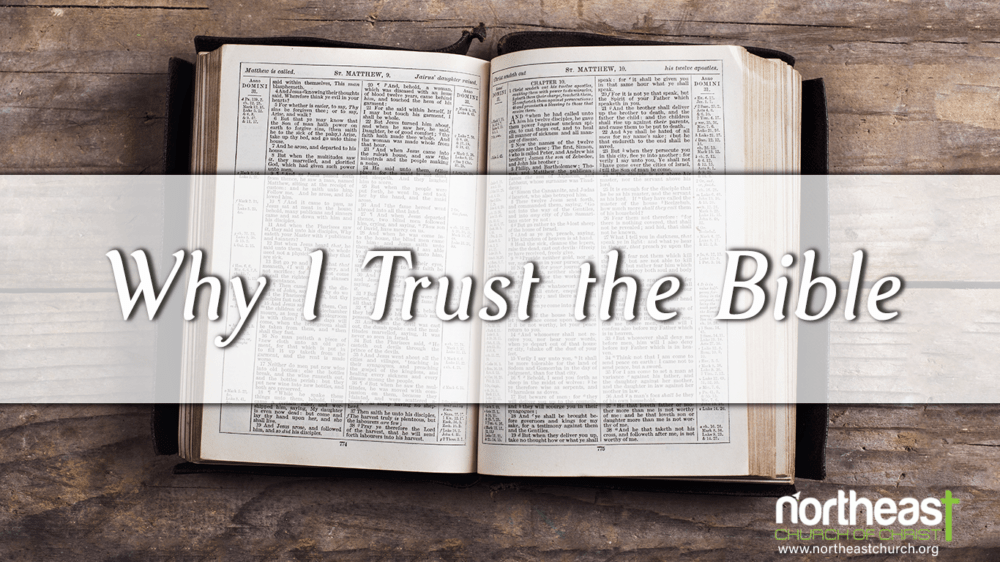 Why I Trust The Bible Image